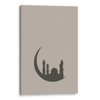 Crescent Moon Beige Canvas