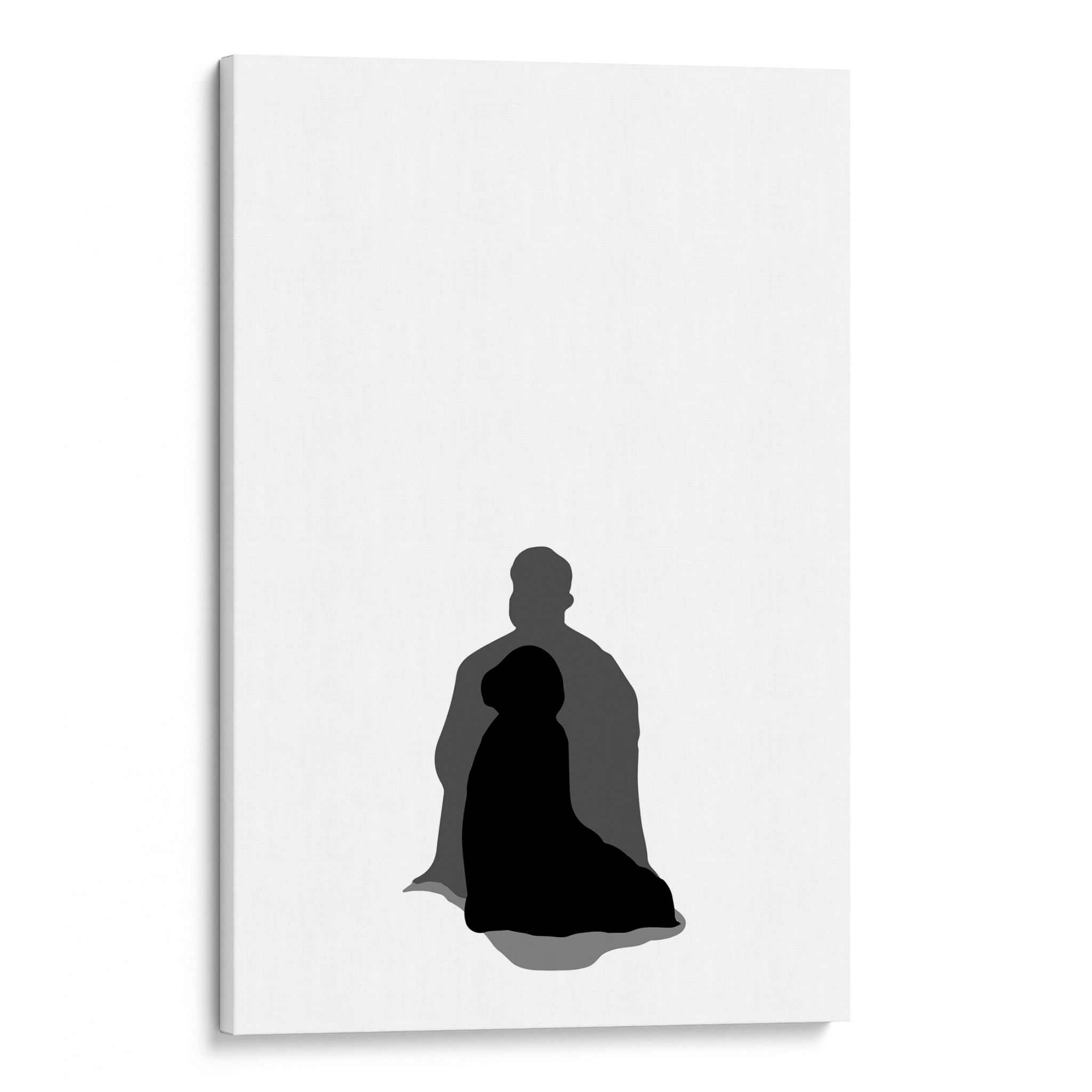 Praying Together White Canvas