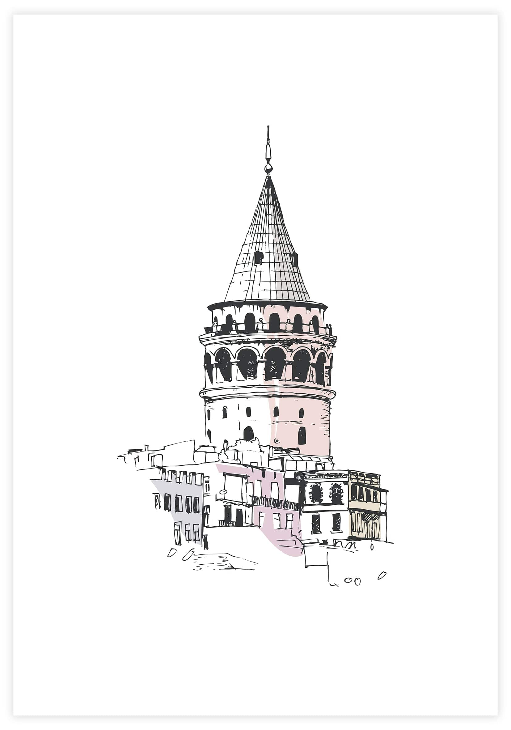 Galata Tower Poster - KAMAN