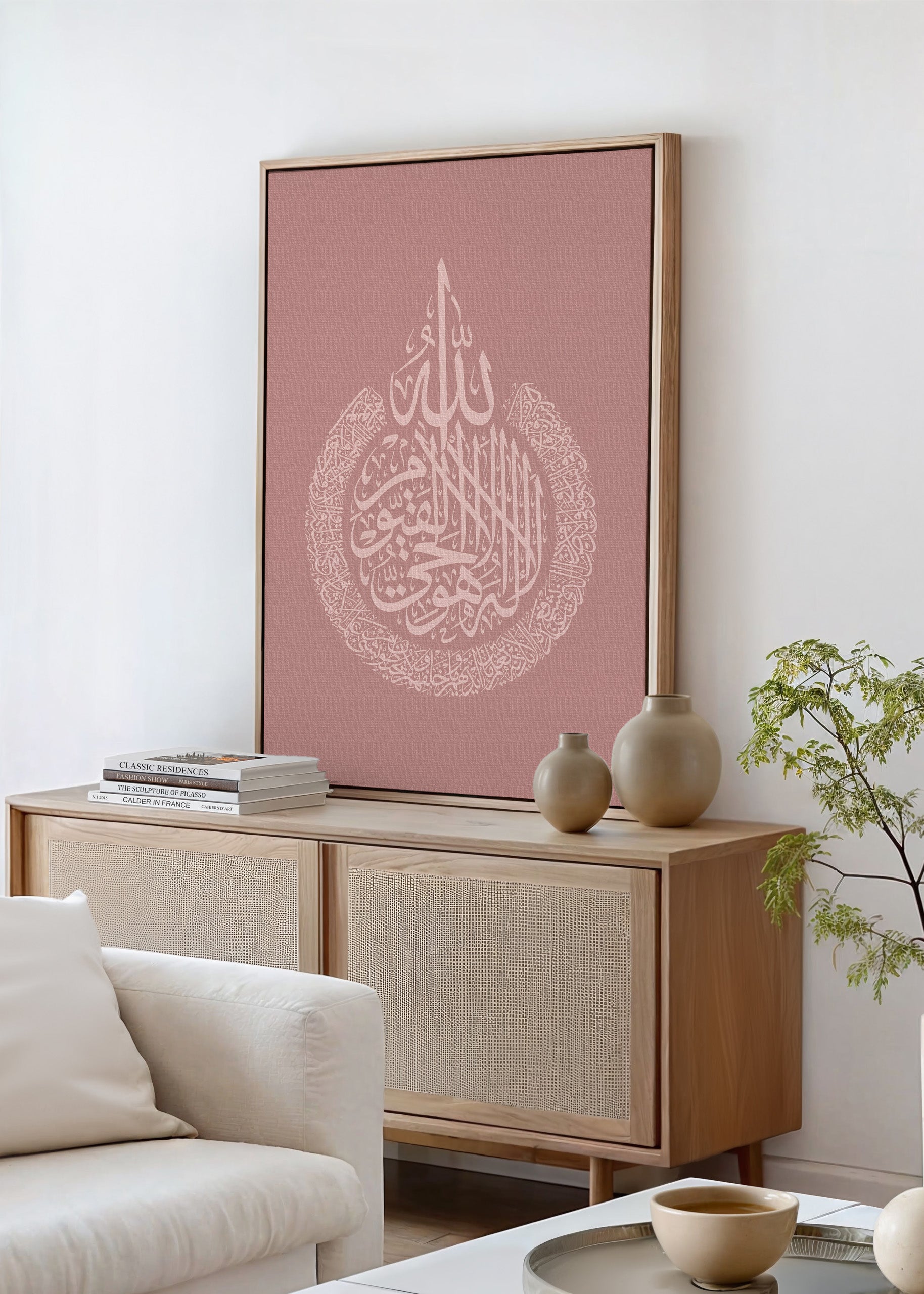 Al Kursi Pink Canvas