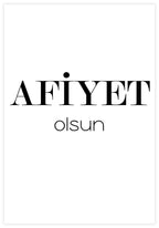 Afiyet Olsun Poster - KAMAN