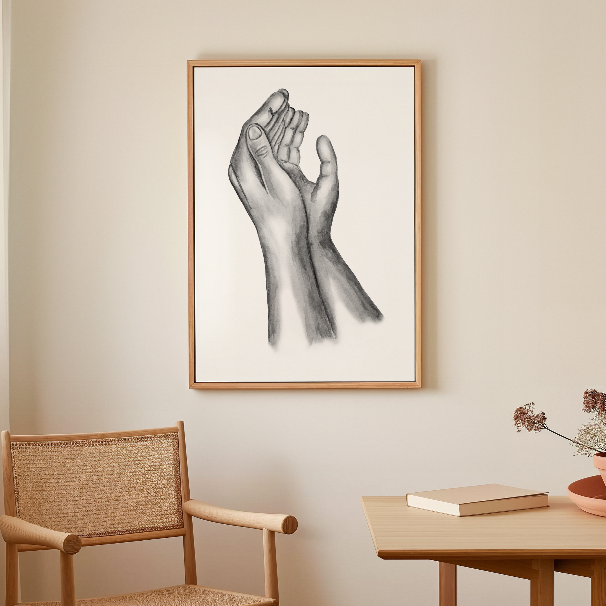Praying no2 Canvas
