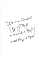 We Are Blessed Poster