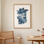 Watercolor Blue Muhammad Canvas