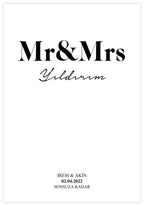 Mr&Mrs Poster - KAMAN