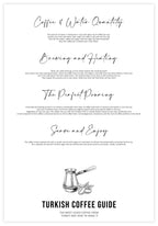 Turkish Coffee Guide Poster - KAMAN