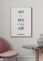 Sen Ve Ben Sonsuz Ask Poster