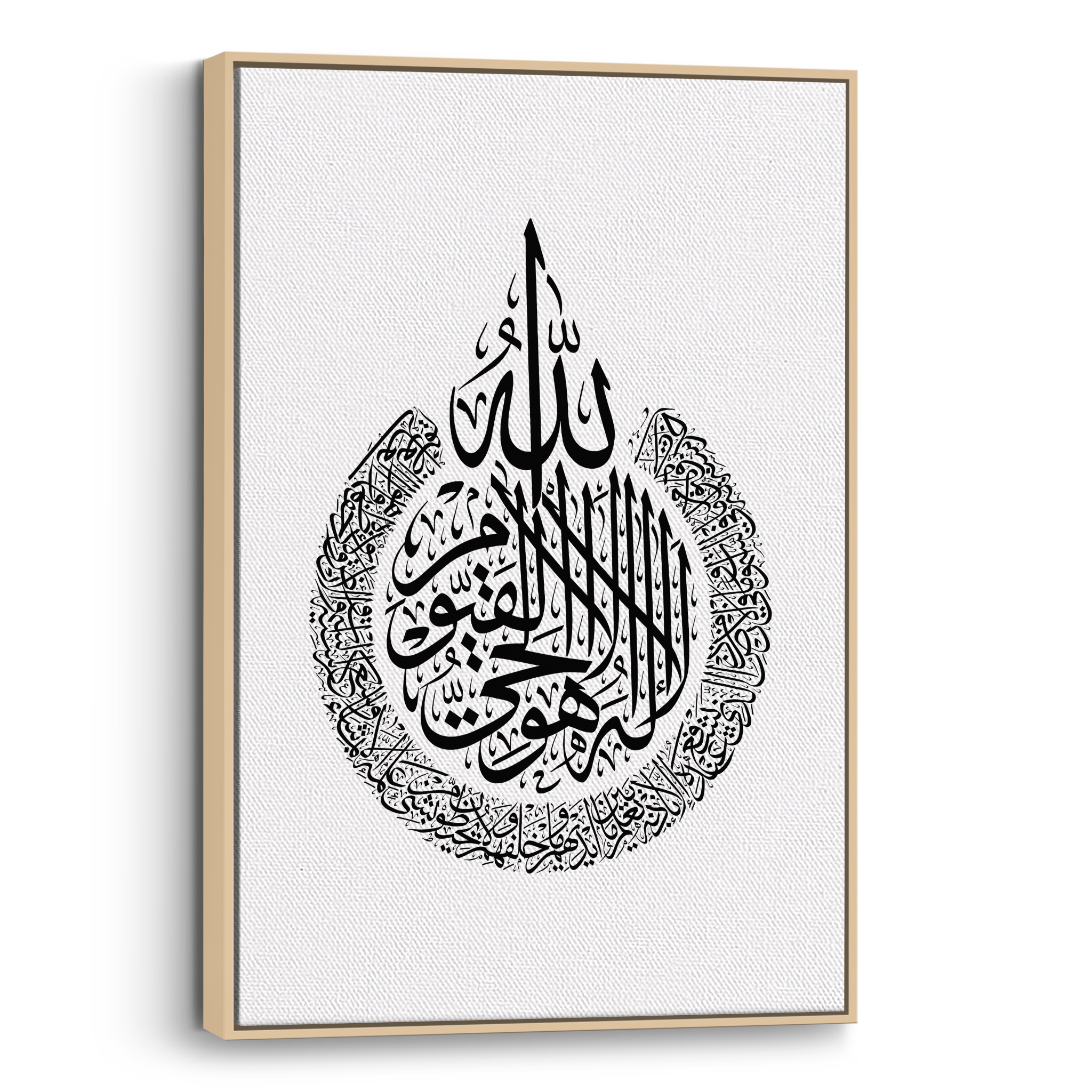 Al Kursi White Canvas