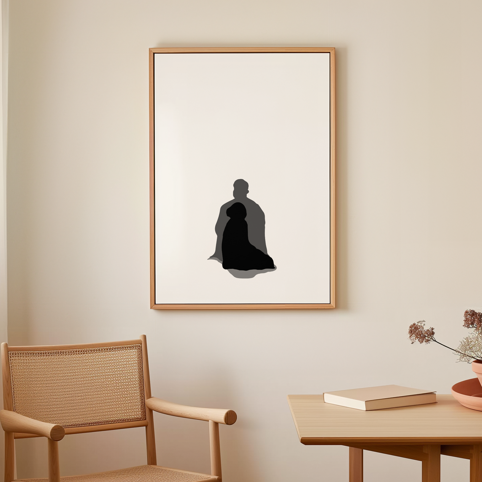Praying Together White Canvas