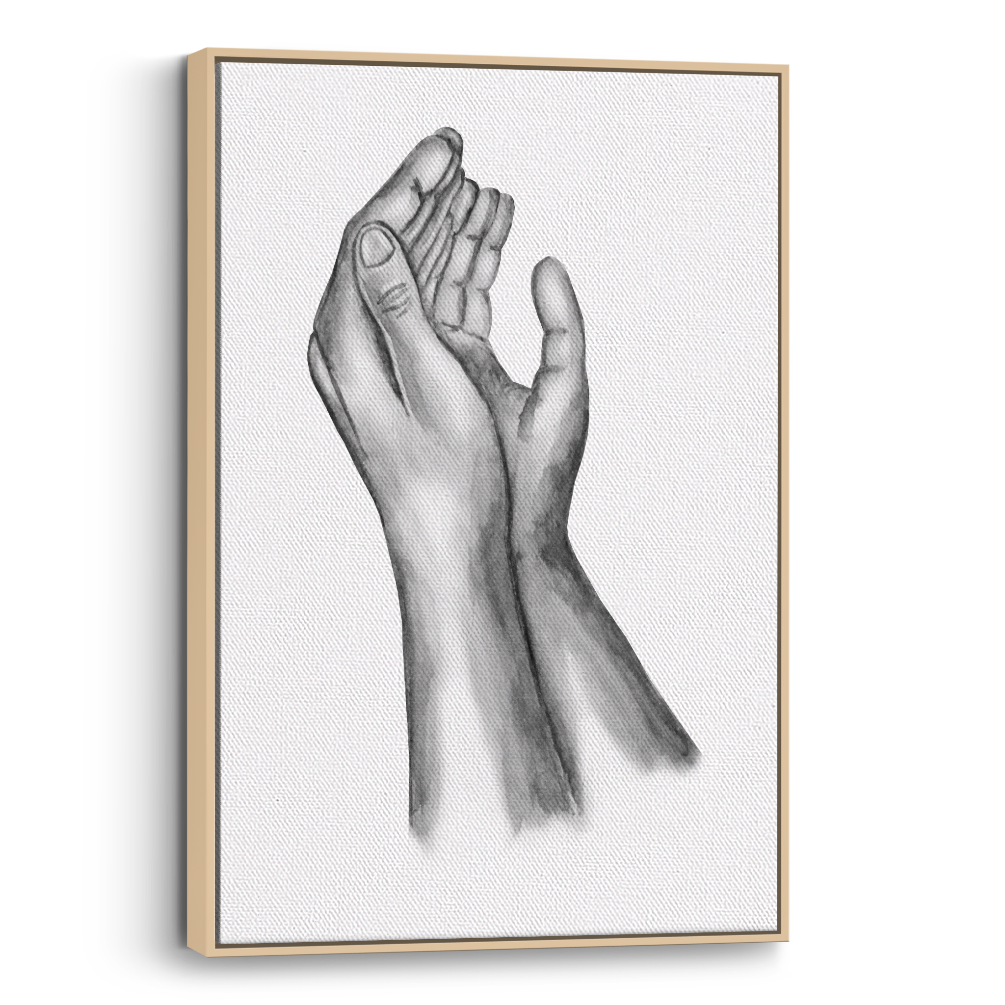 Praying no2 Canvas