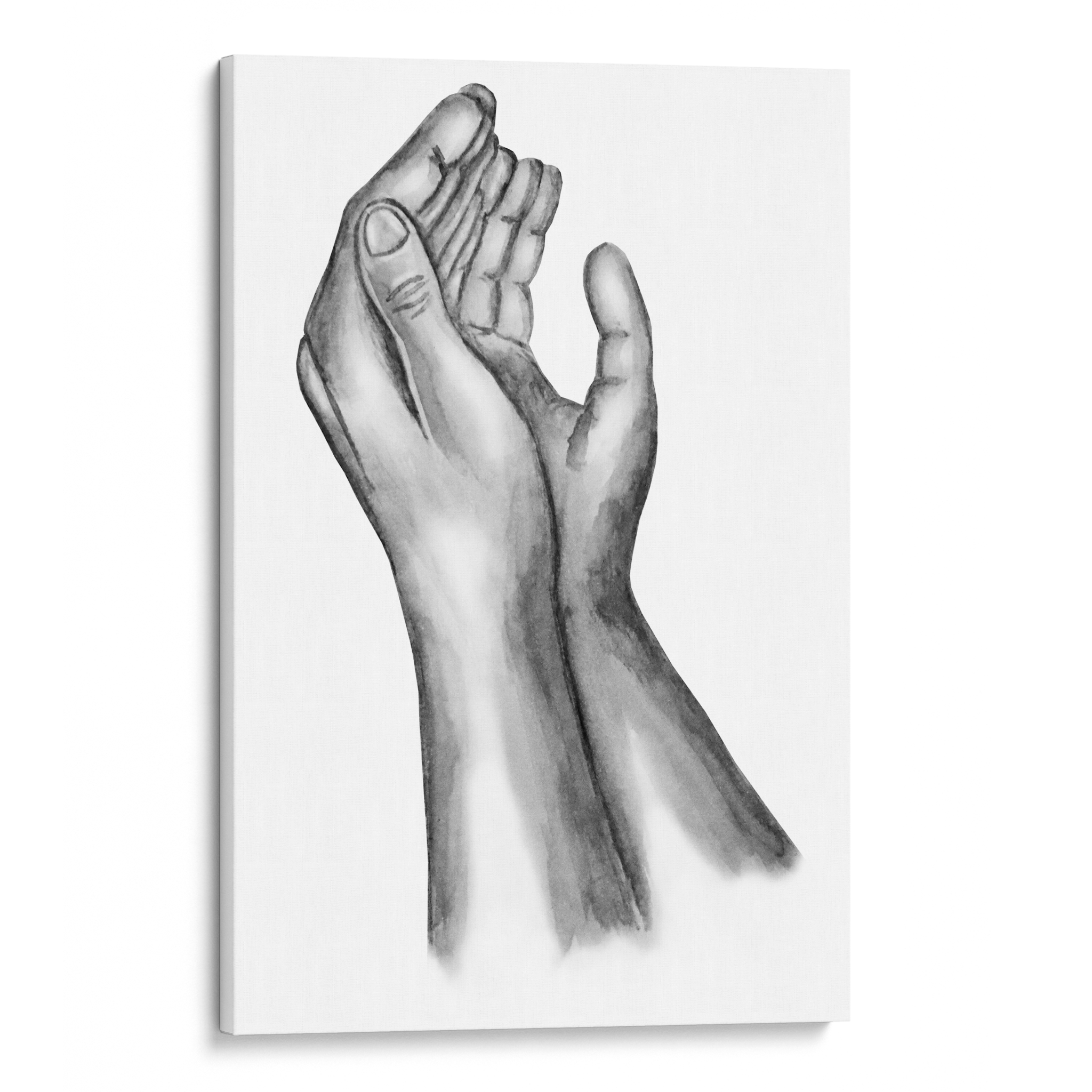 Praying no2 Canvas