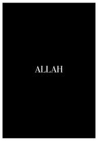 ALLAH Black Edition Poster - KAMAN