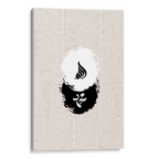 Allah & Muhammad (S.A.V) Beige Canvas
