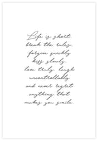 Life Is Short Poster