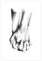 Holding Hands Poster