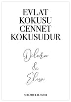 Evlat Kokusu Cennet Kokusudur Poster - KAMAN