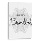 Start With Bismillah Canvas
