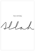 Tek Ihtiyac Allah Poster