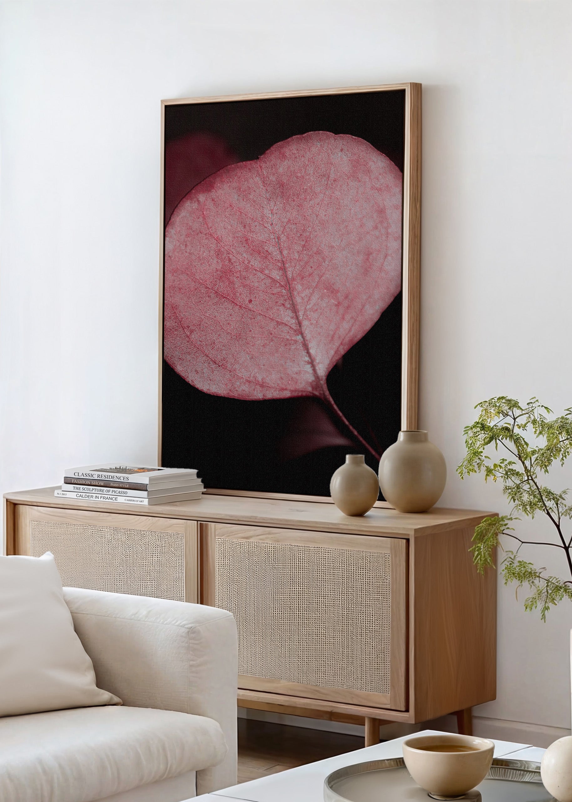 Red Eucalyptus Closeup Canvas