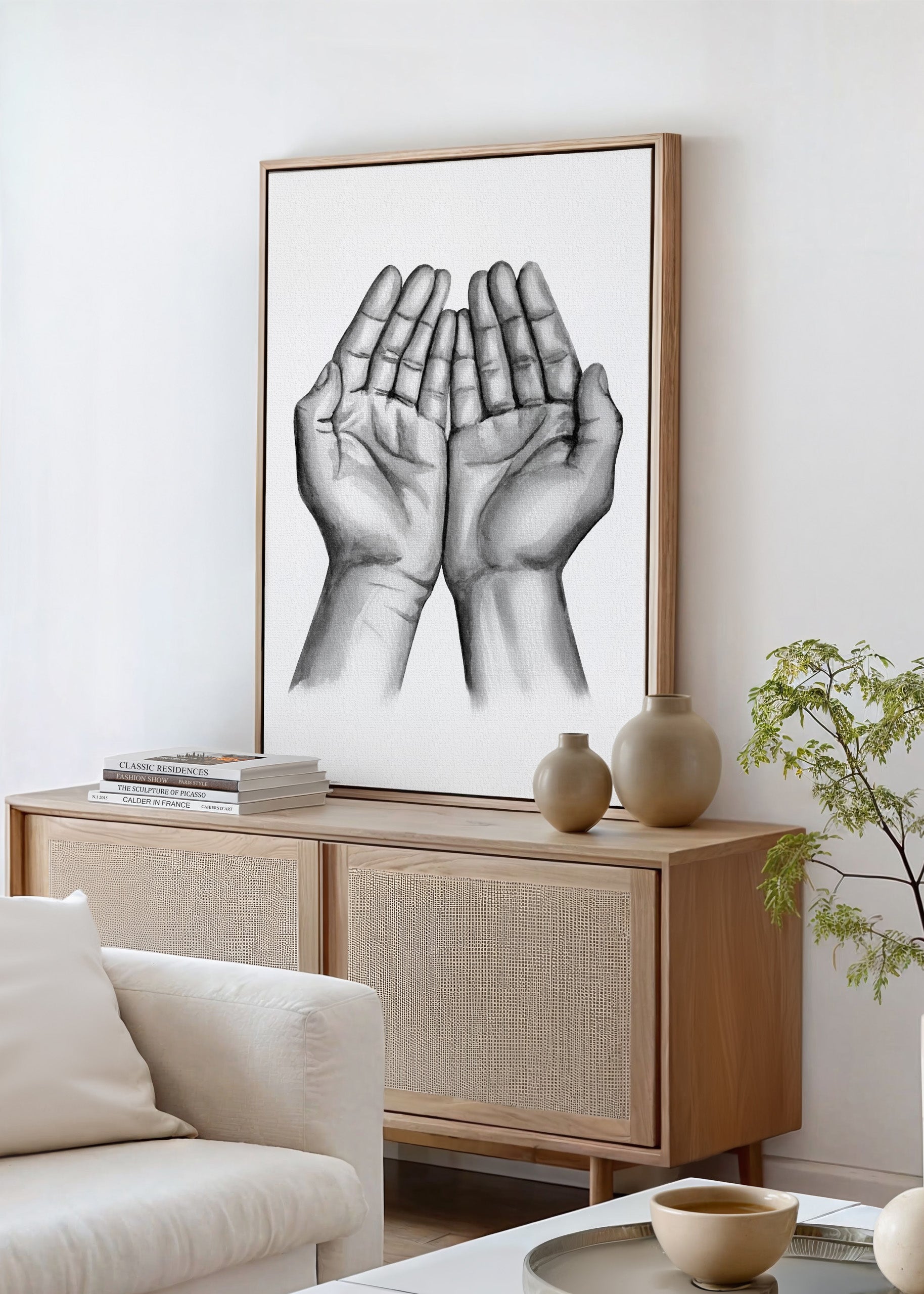 Praying Poster 2 Canvas