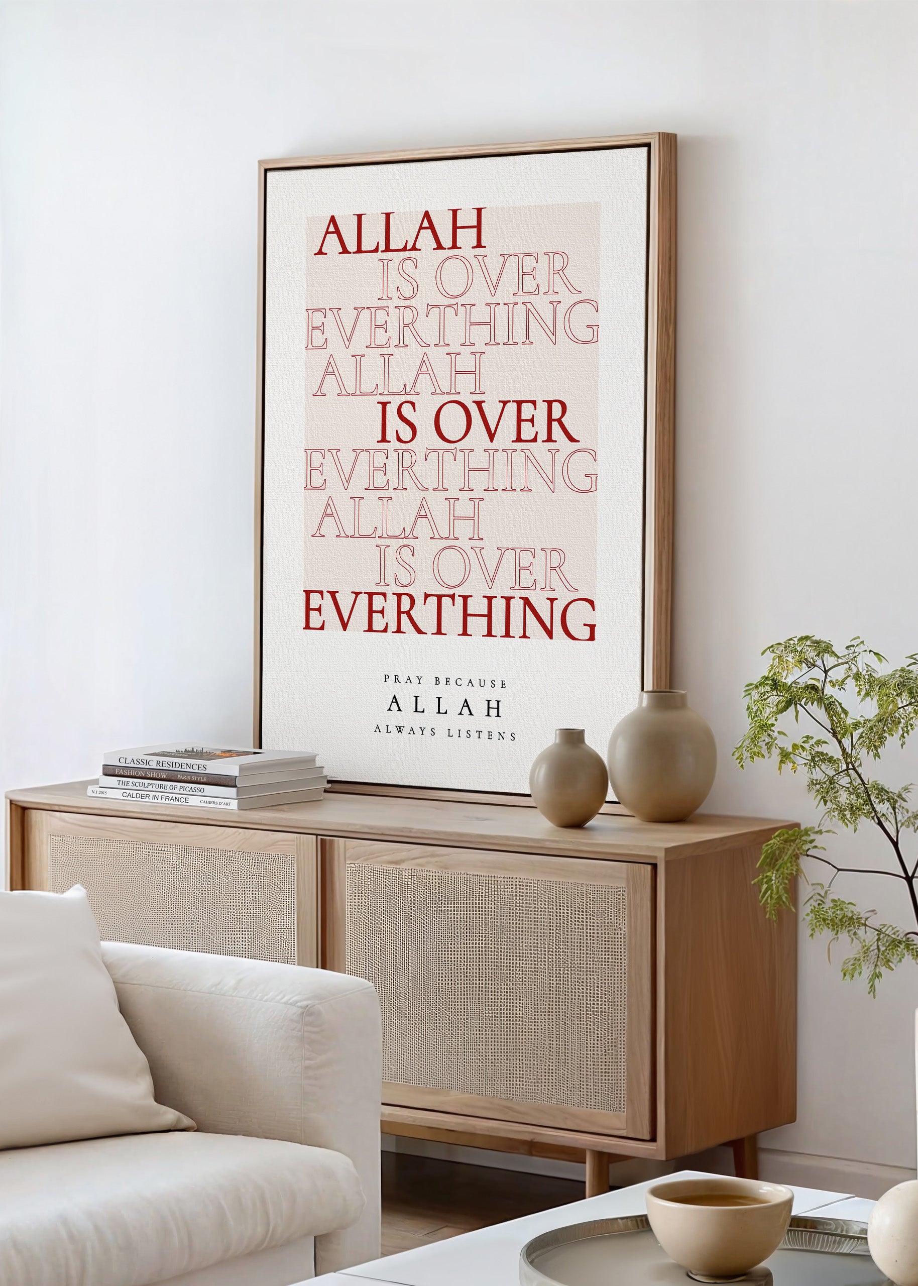 Allah Over Everything Canvas