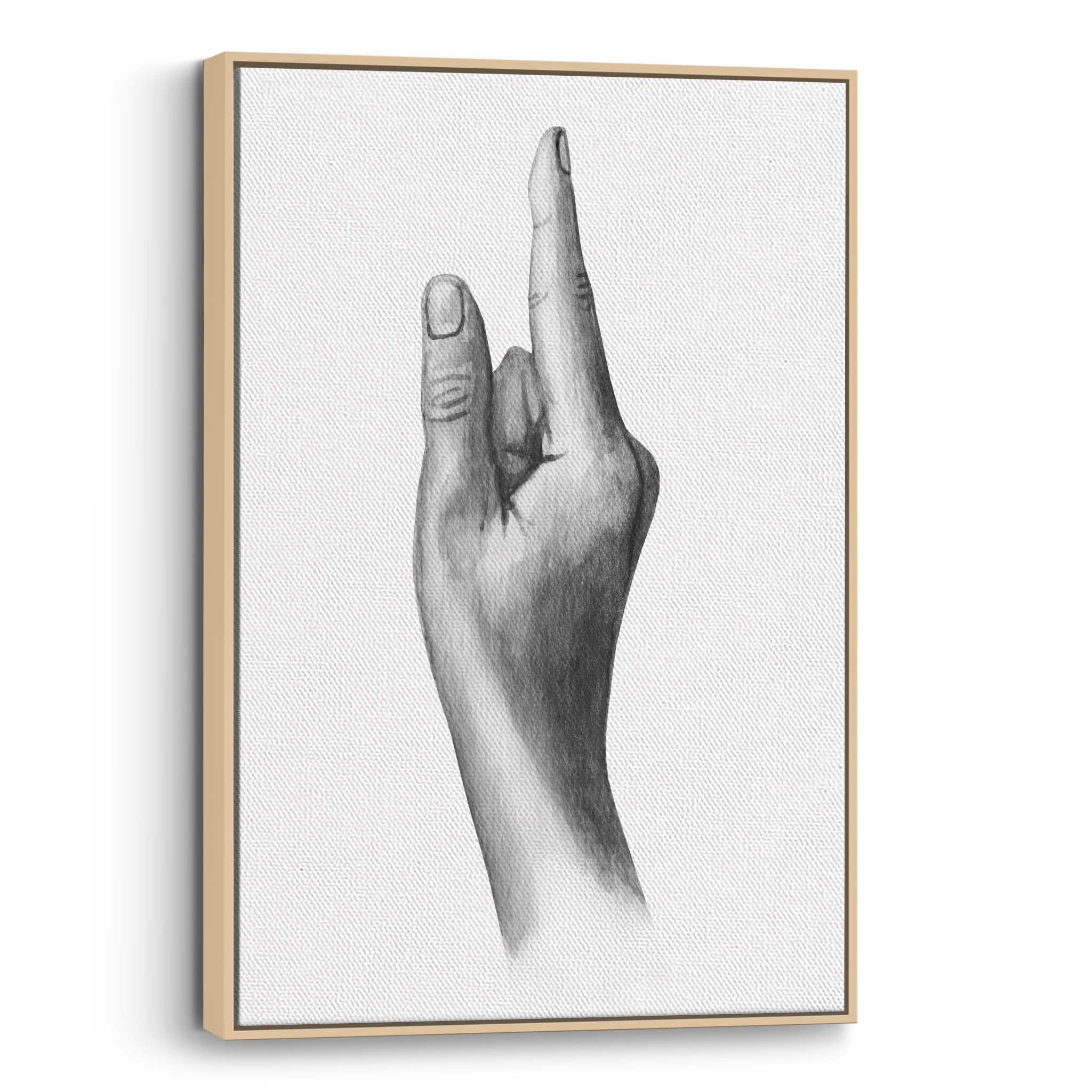 Shahada Hand Canvas