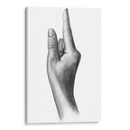 Shahada Hand Canvas