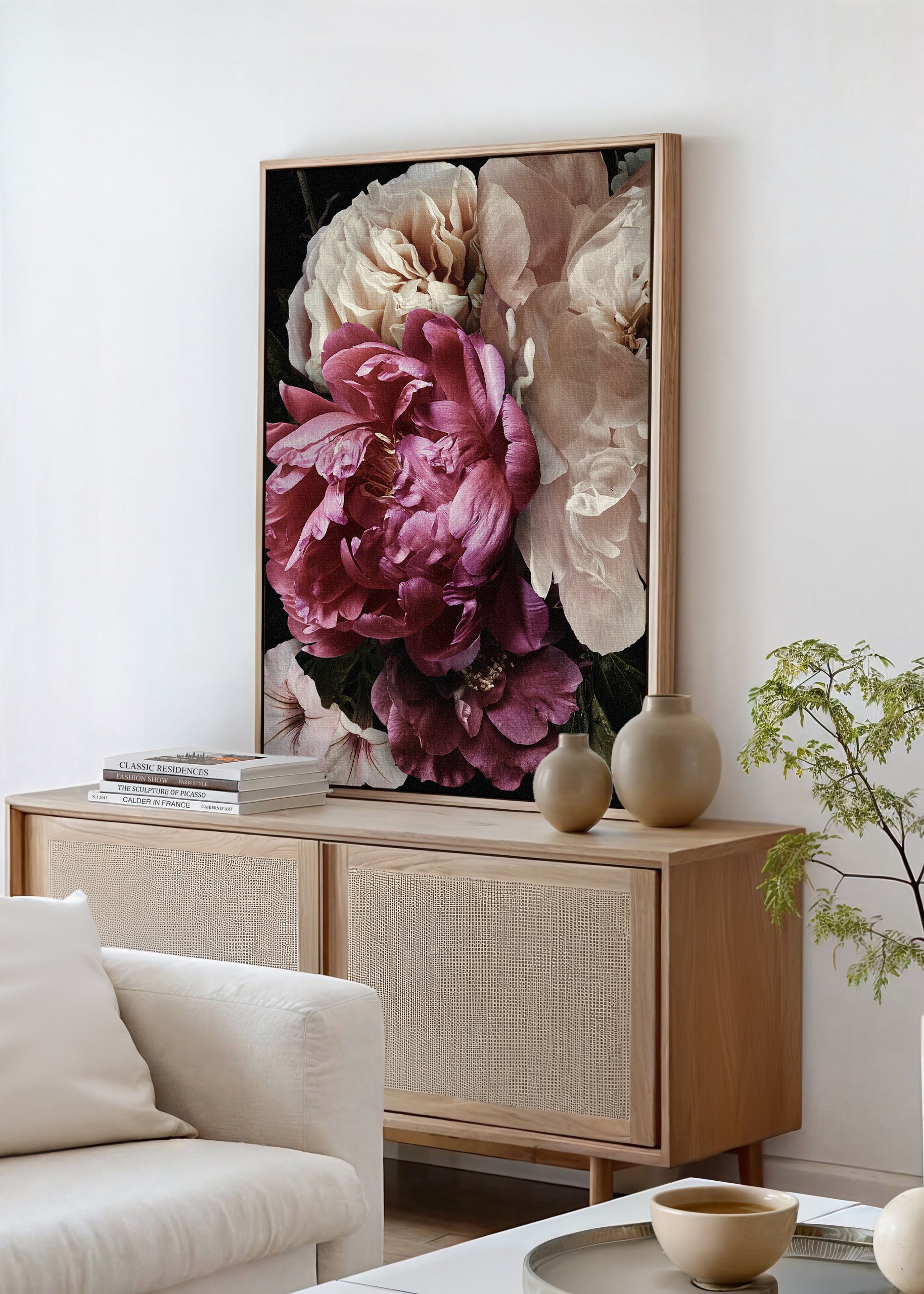 Peonie Sunset Canvas