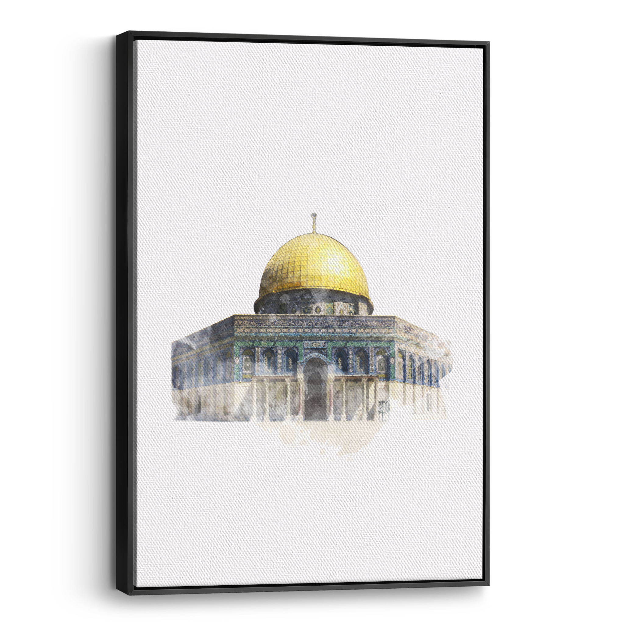 Al Aqsa Watercolor Canvas