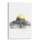 Al Aqsa Watercolor Canvas
