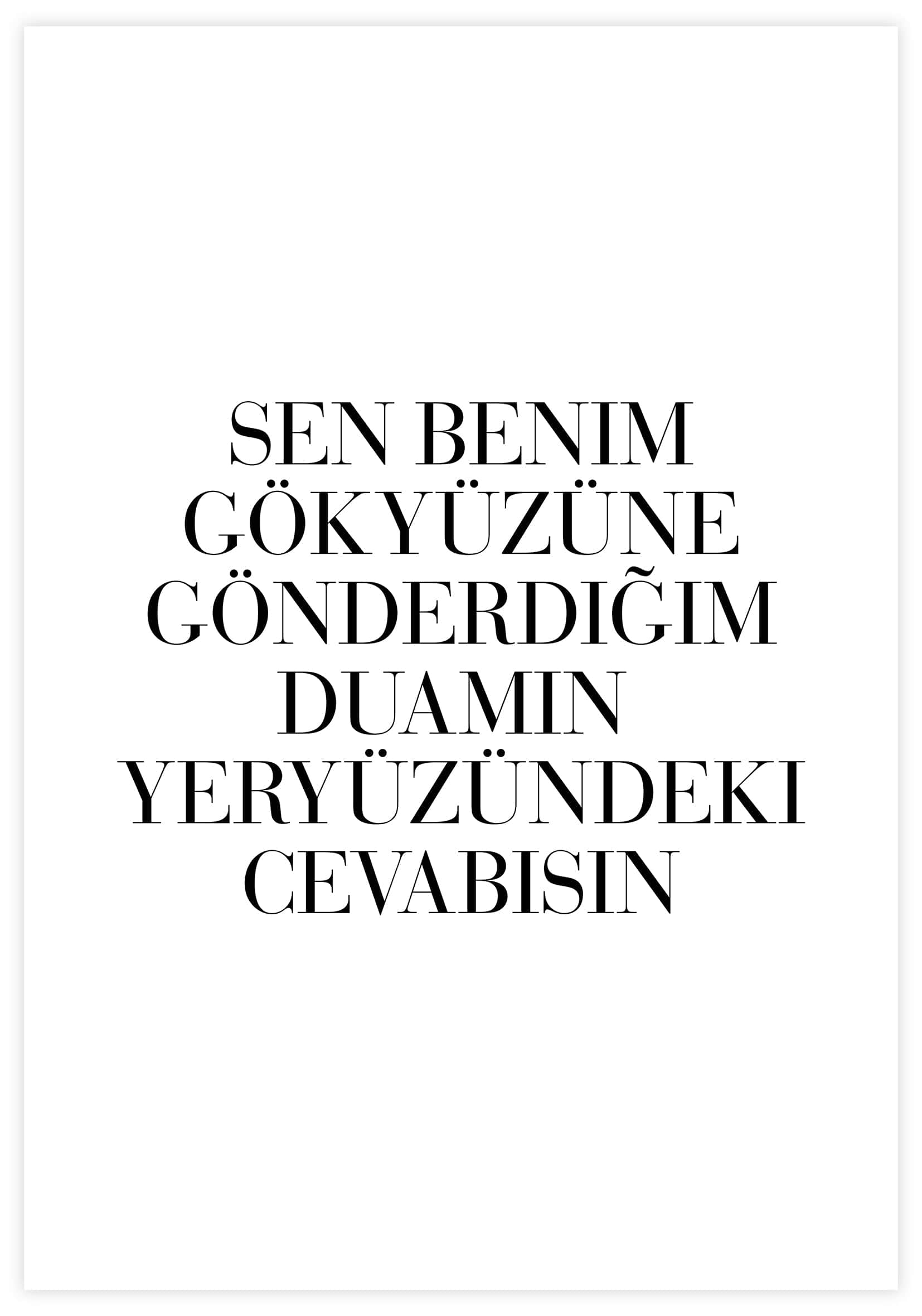 Benim Duam Poster - KAMAN