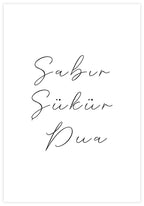 Sabir Sükür Dua Poster