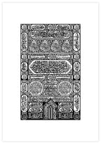 Kaaba Door White Poster