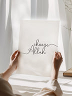 Choose Allah Poster