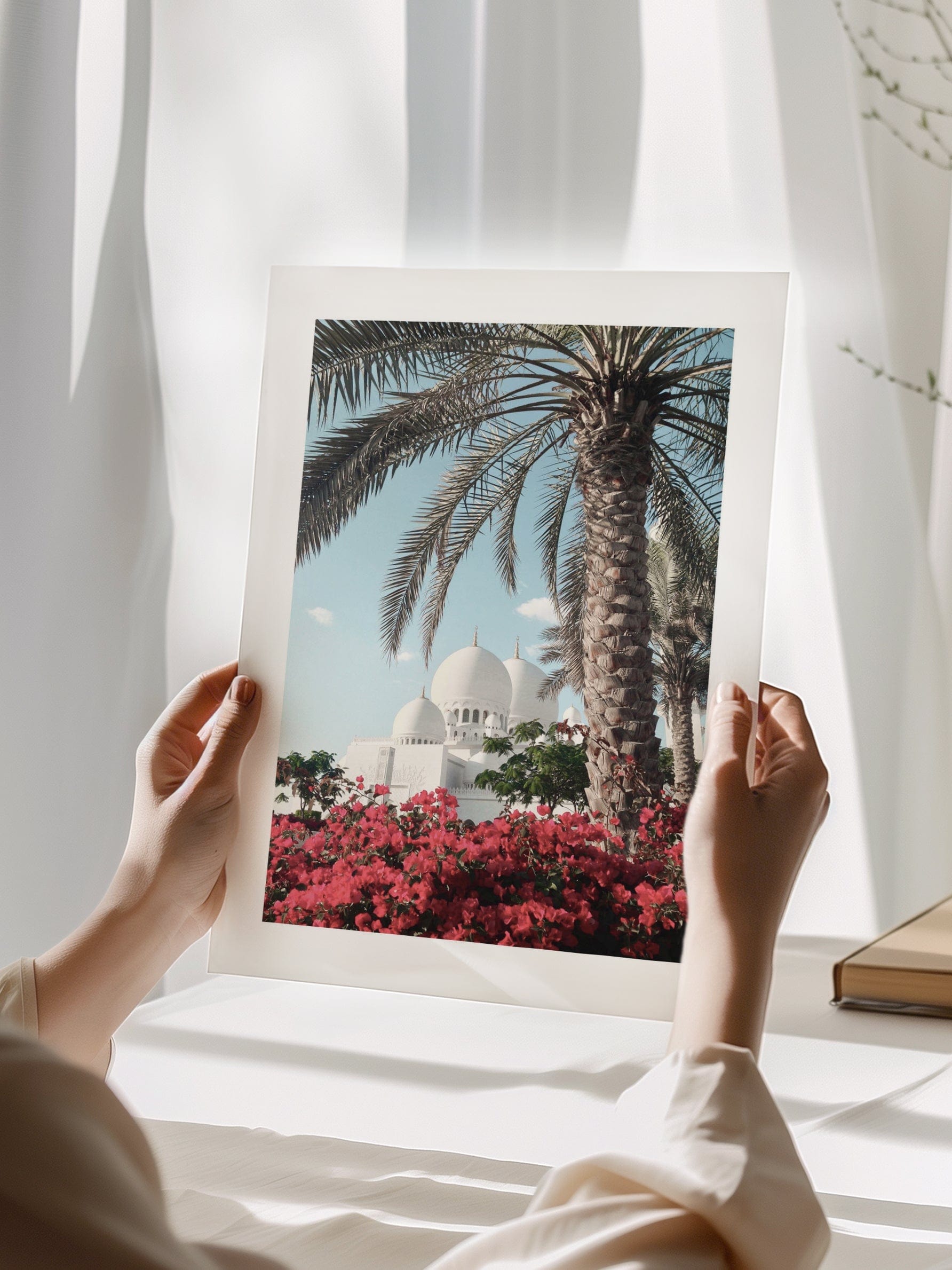 Sheikh Zayed Flowers Poster