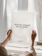 Created In Pairs Poster