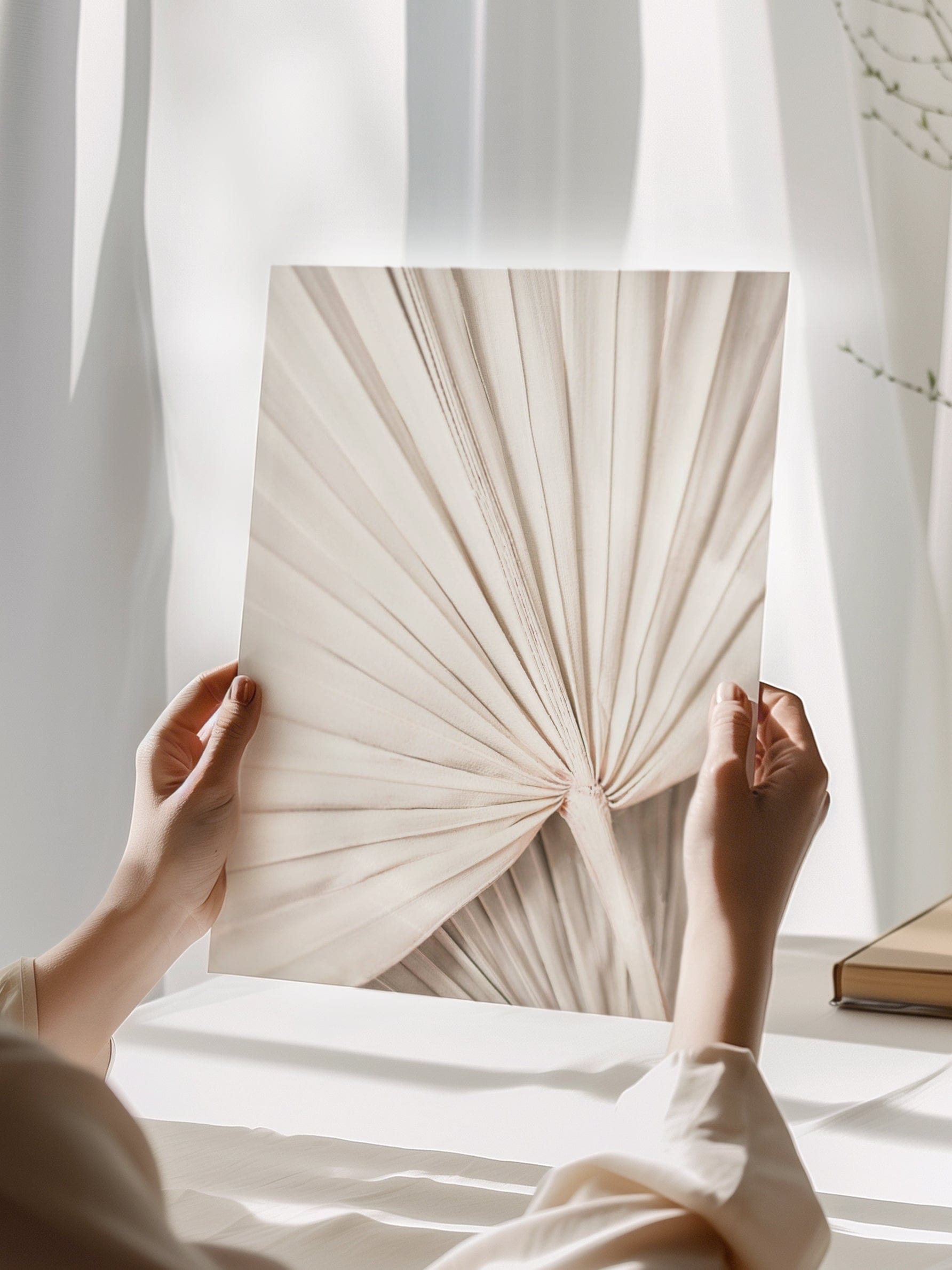 Beige Palm Poster