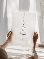 Love Calligraphy no2 Poster