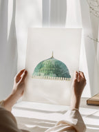 Medina Watercolor Poster