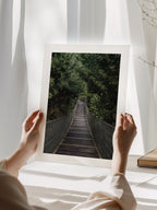 Hanging Forest Bridge Poster