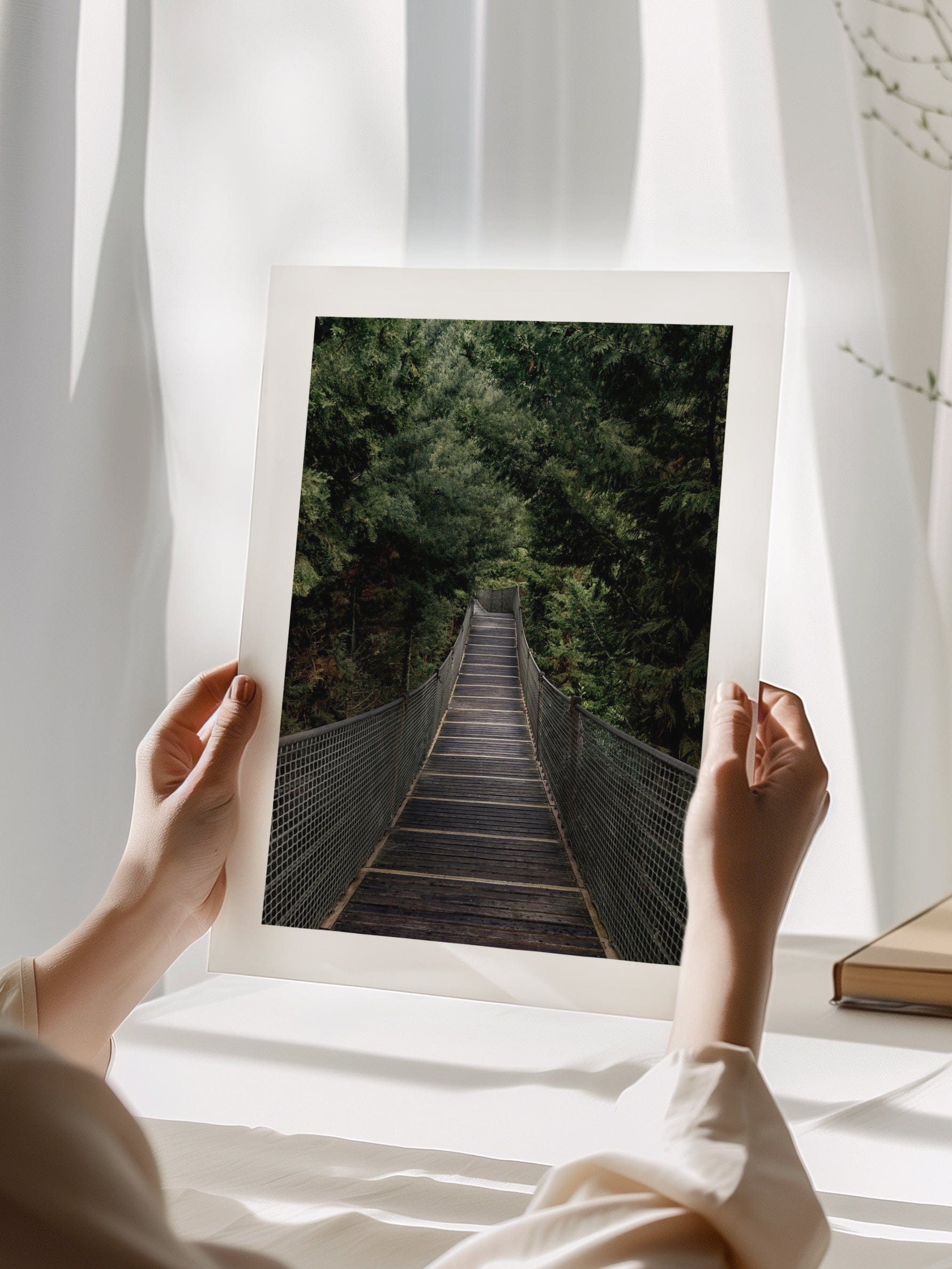 Hanging Forest Bridge Poster