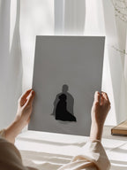 Praying Together Grey Poster