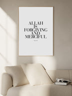 Allah Is Forgiving Poster