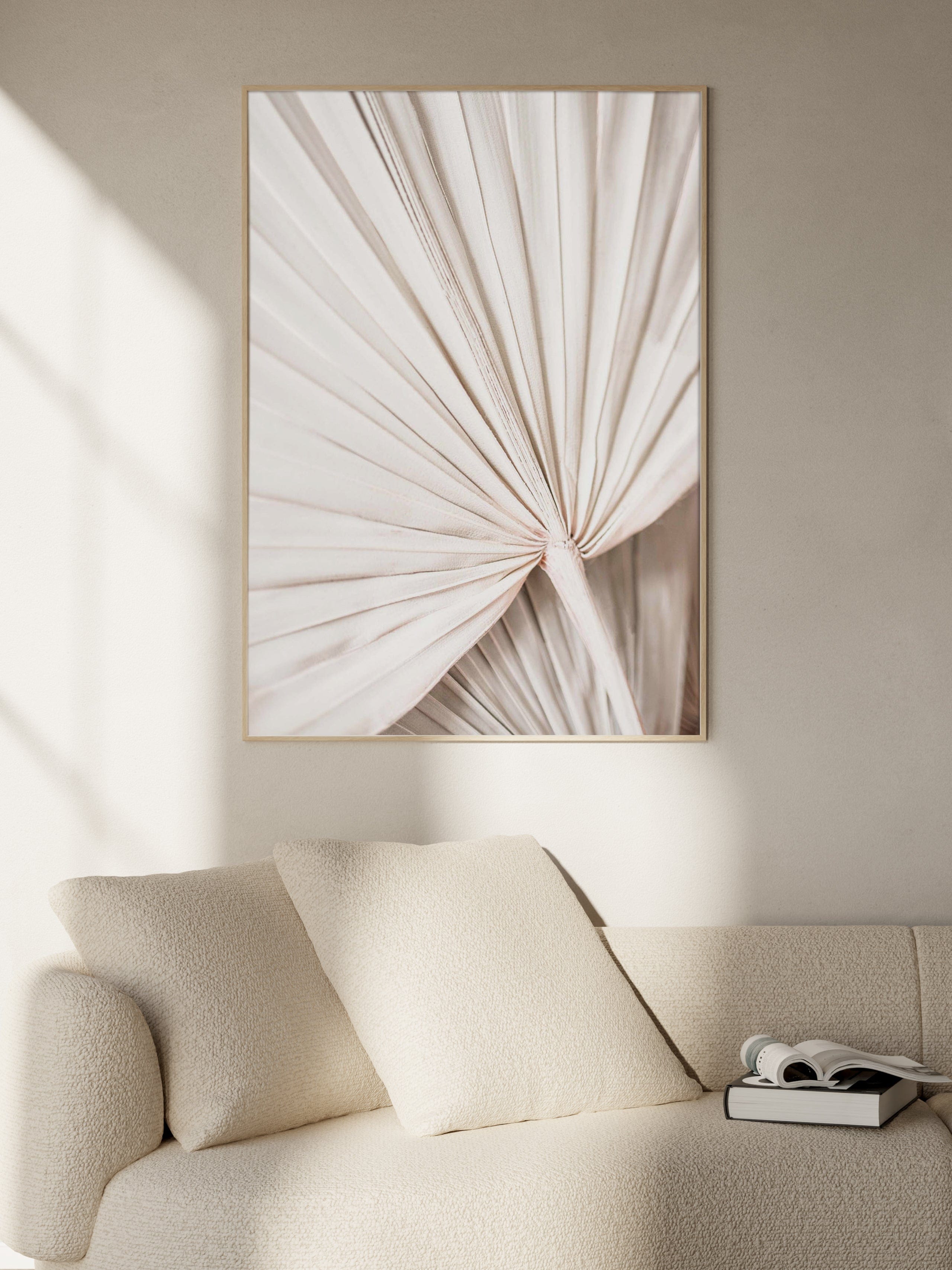 Beige Palm Poster