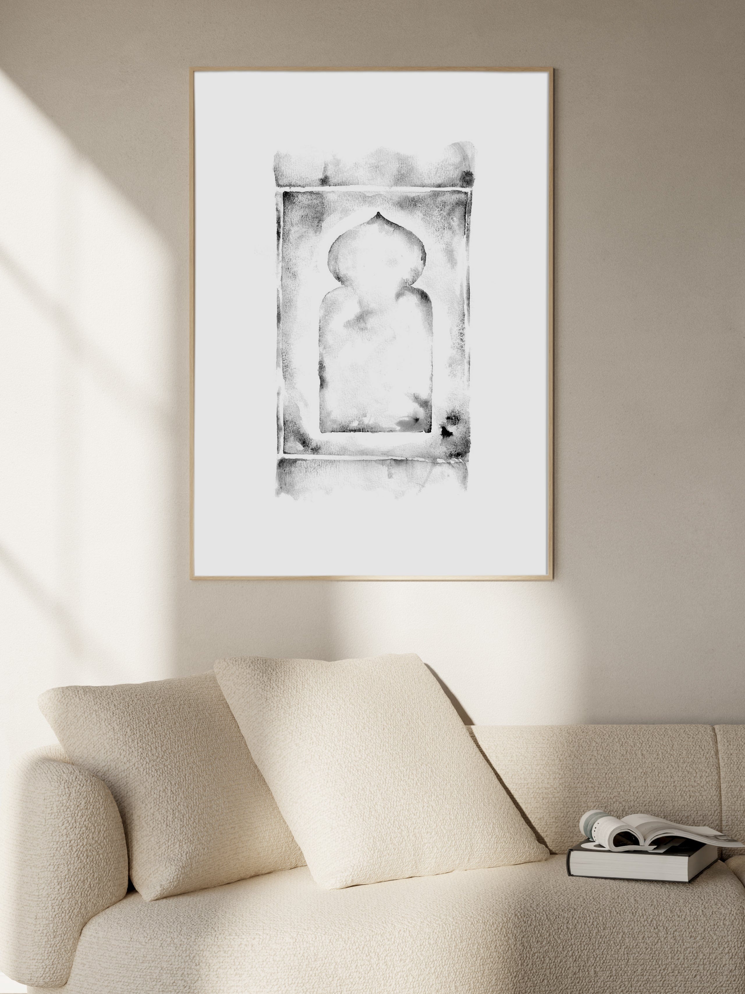 Abstract Praying Matt Poster