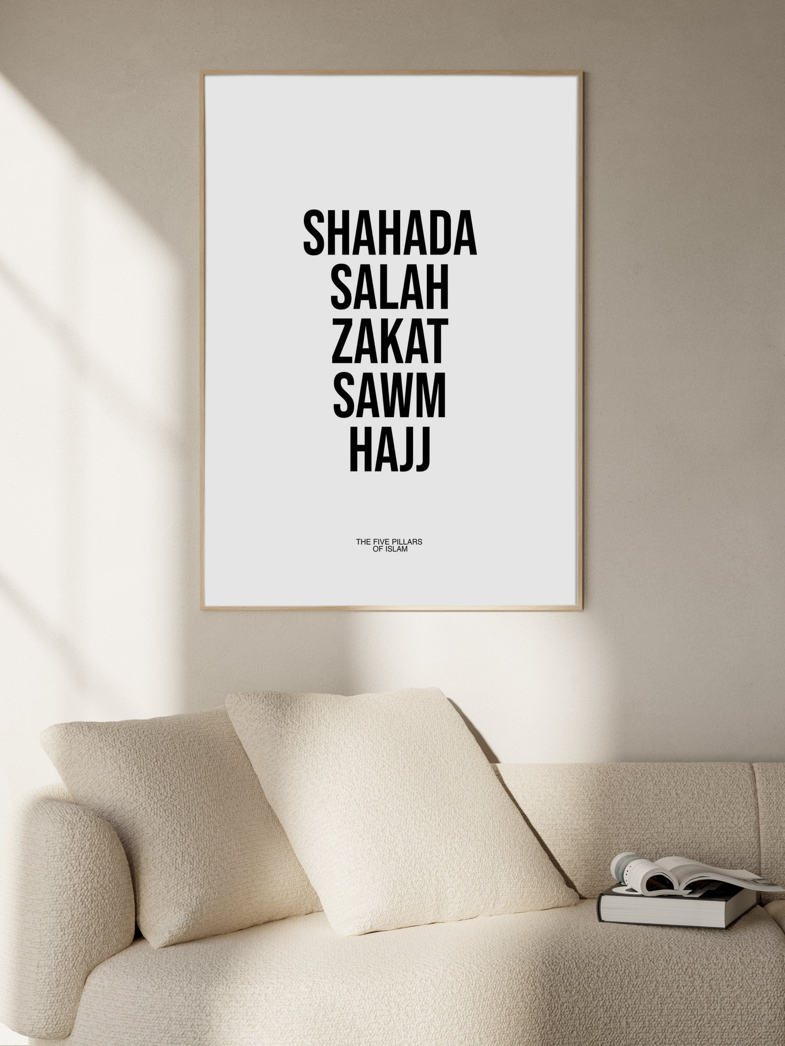 Five Pillars Of Islam Poster