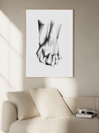 Holding Hands Poster