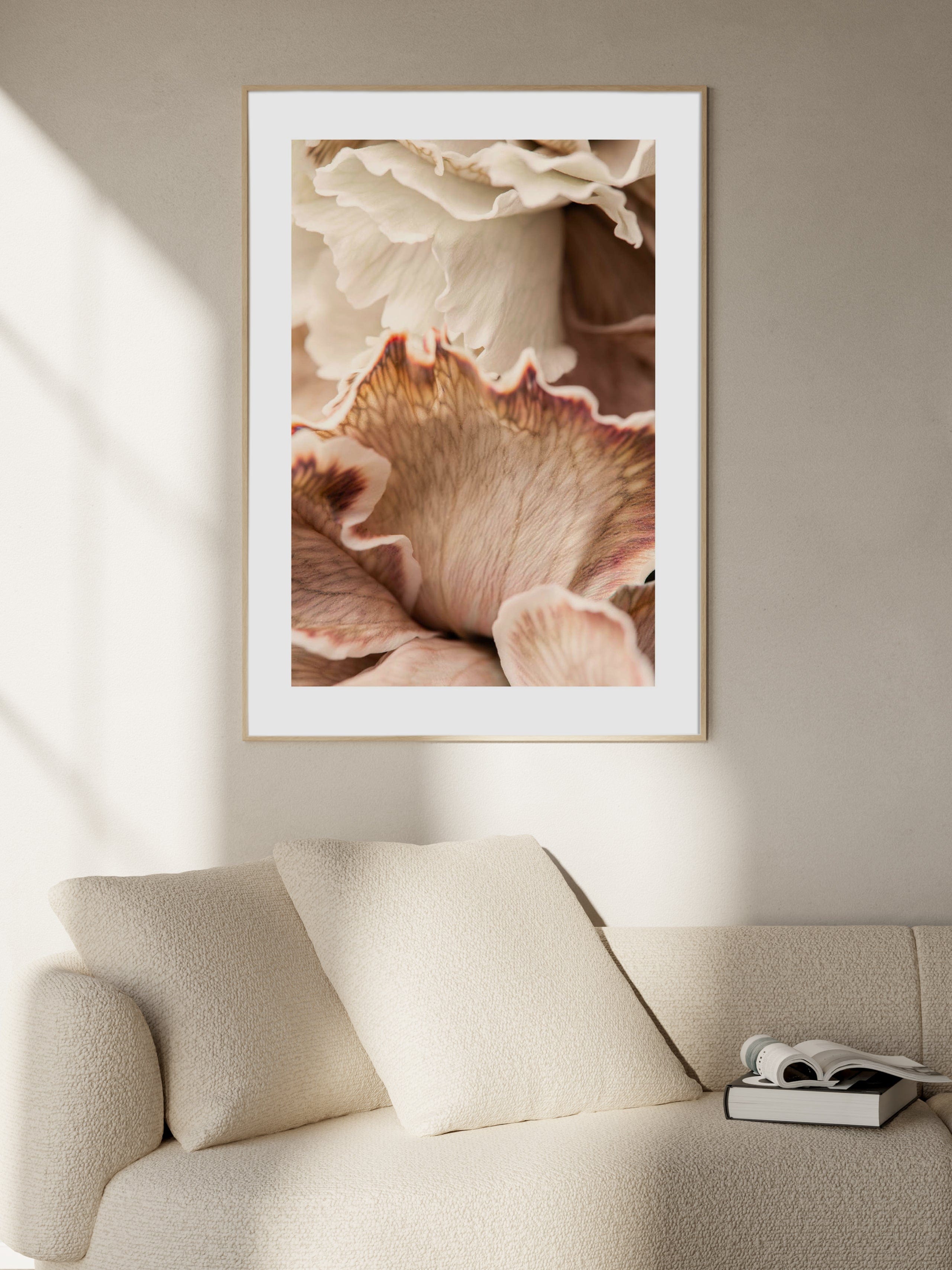 Beige Petals Poster