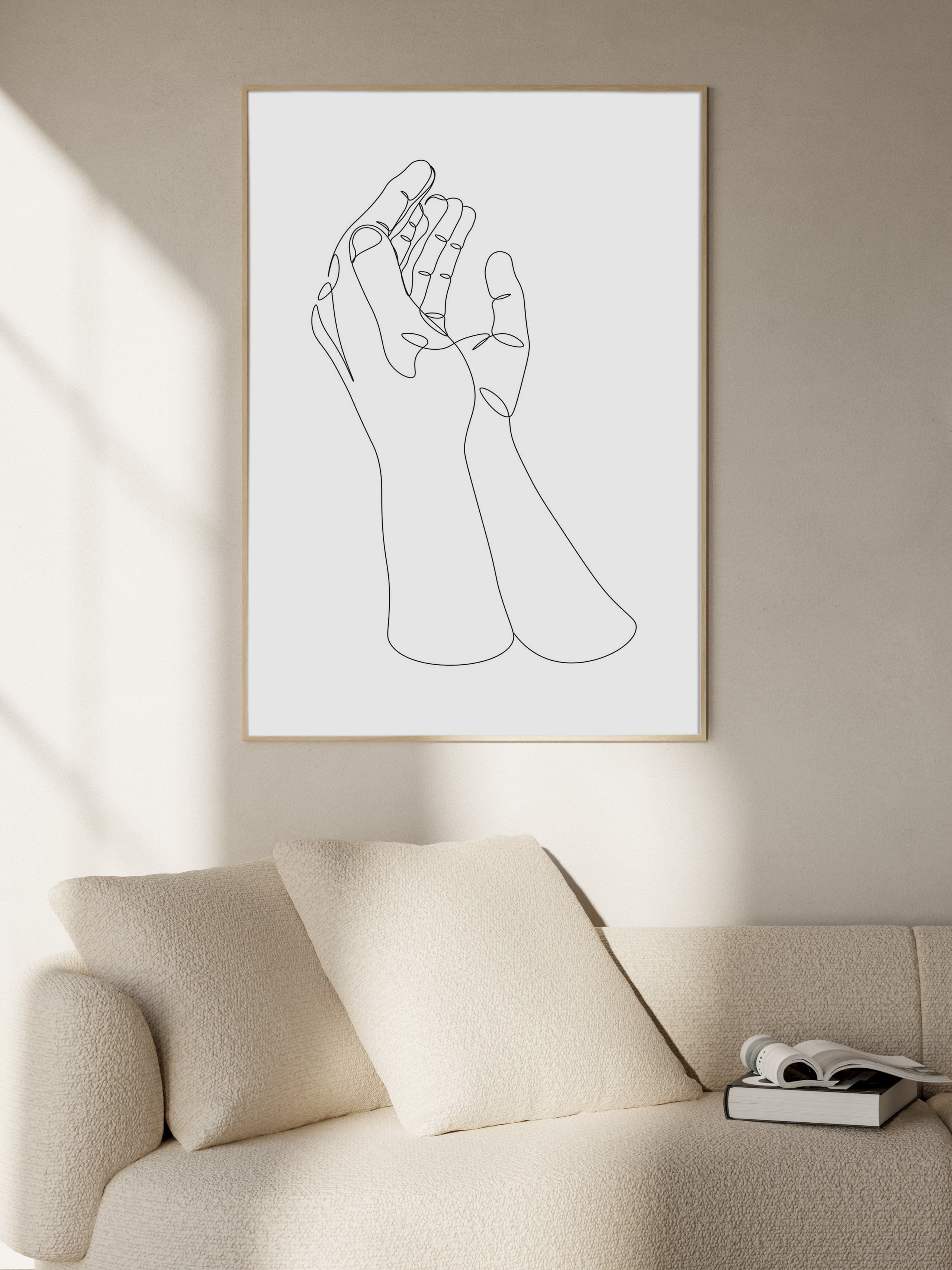 Dua Hands 2 White Poster – EXCLUSIVE
