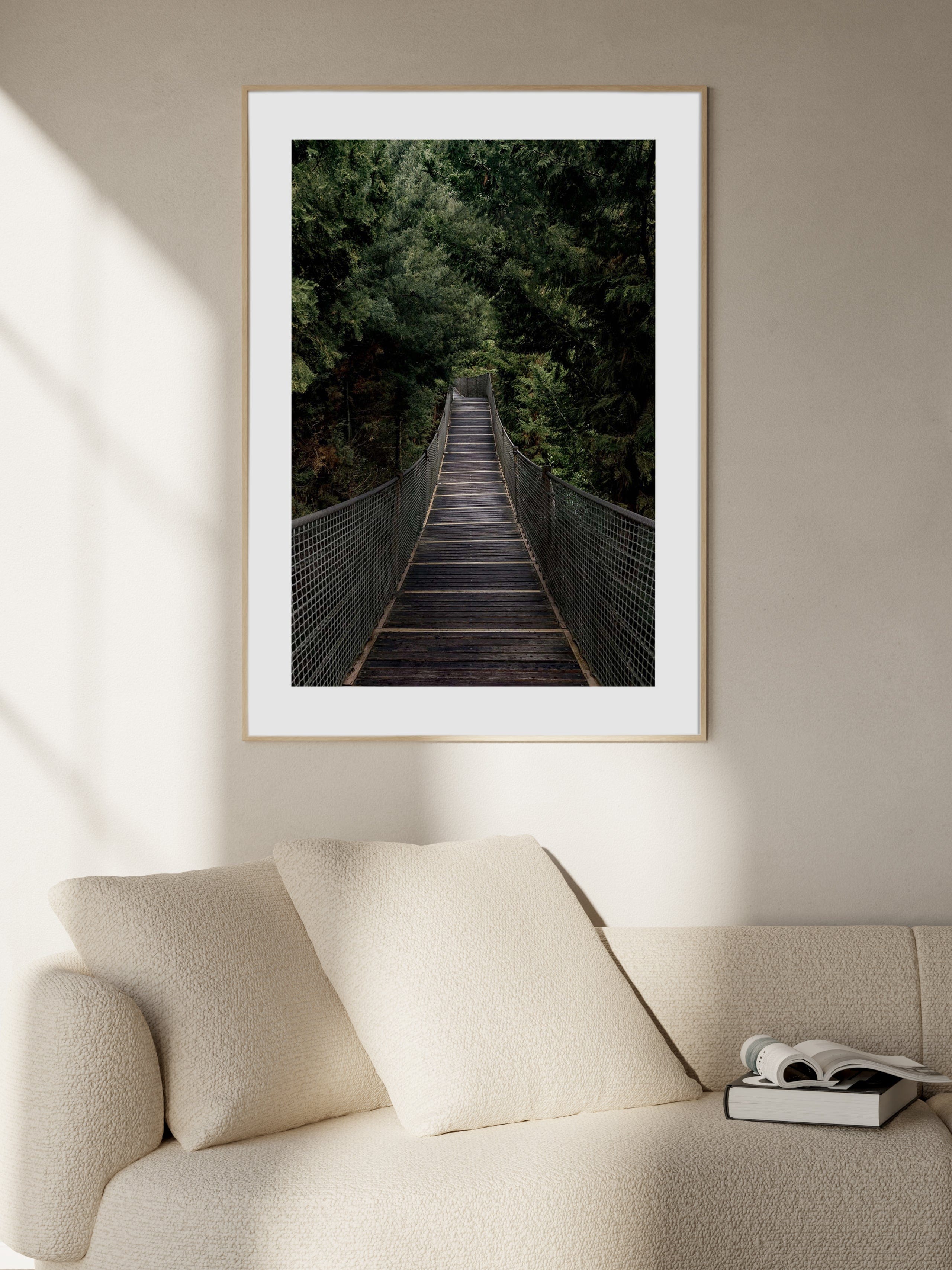 Hanging Forest Bridge Poster